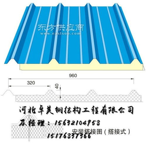 卓美钢结构生产厂家彩钢板生产热卖图片